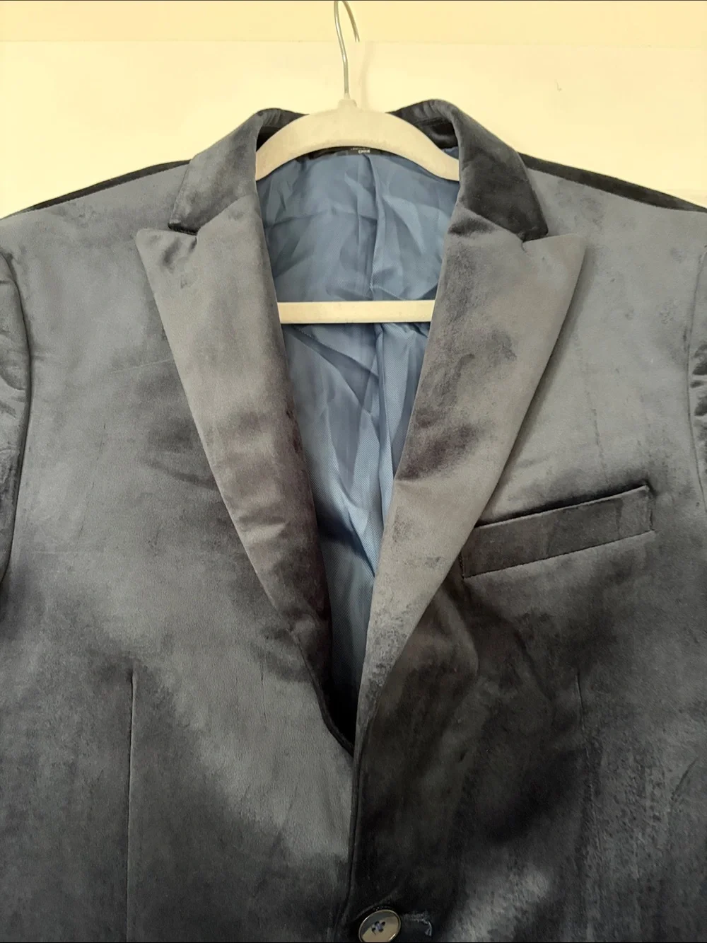 RW&CO. Men's Dark Navy Velvet Sport Coat